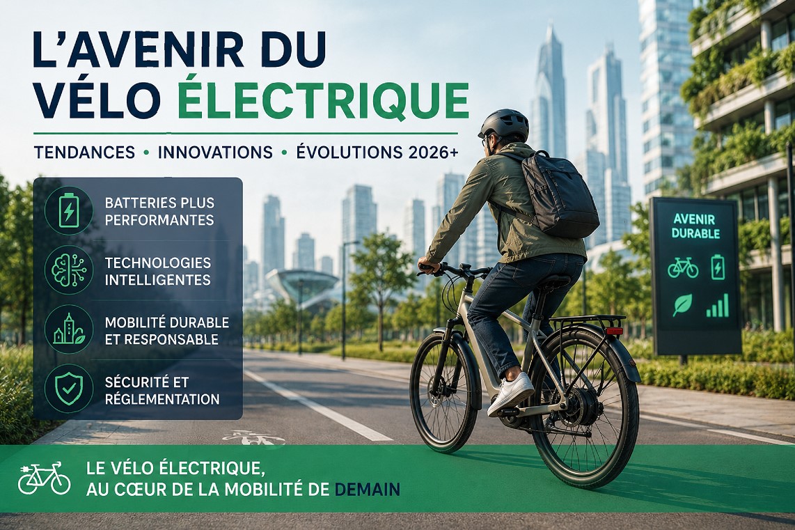 Vélo électrique utilisé en ville