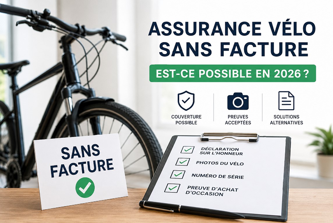 Assurance vélo sans facture